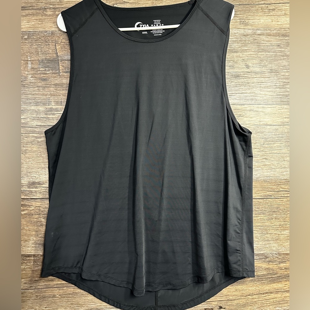 ZYIA Black Muscle Tank Top‎ for Women